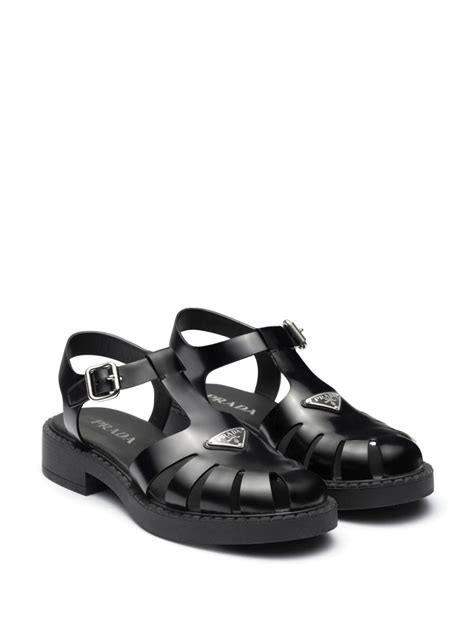 prada gold fisherman sandals|farfetch Prada shoes.